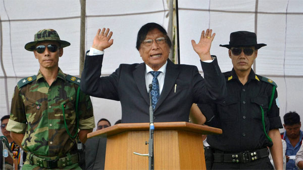 File photo of Isak Muivah File photo of Isak Muivah