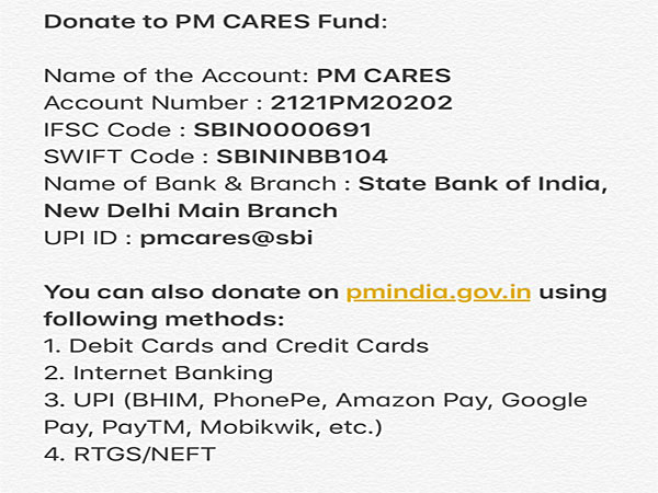 Modi launches PM CARES Fund to fight COVID-19