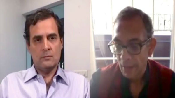 #InConversationWithRahulGandhi trends on Twitter after Cong leader interacts with Abhijit Banerjee #InConversationWithRahulGandhi trends on Twitter after Cong leader interacts with Abhijit Banerjee
