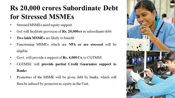 For stressed MSMEs