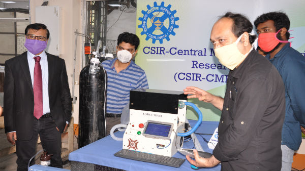 CSIR-CMERI, Durgapur unveils indigenously developed Mechanical Ventilator using motorised bellow