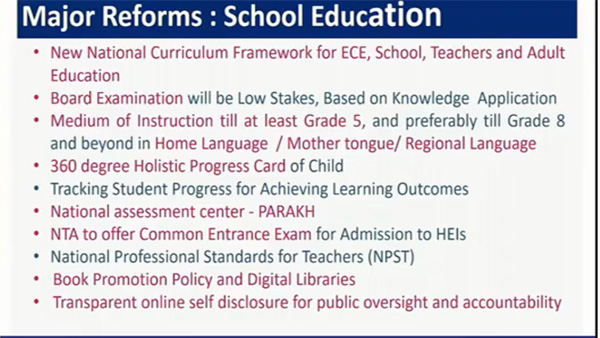 New National Curriculum Framework: