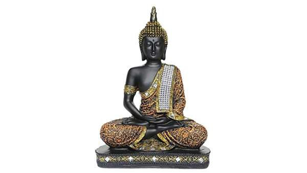 Global Grabbers, Sitting Buddha Idol Statue Showpiece: 