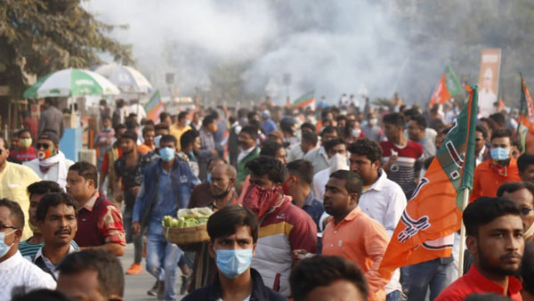 BJP worker dies in clashes with Bengal police, this is murder says Surya BJP worker dies in clashes with Bengal police, this is murder says Surya