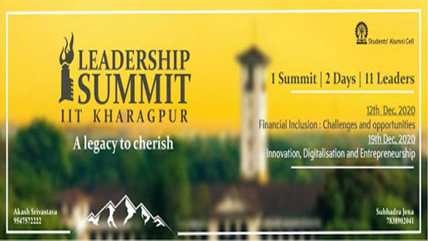 IIT Kharagpur presents the Online edition of Leadership Summit 2020! IIT Kharagpur presents the Online edition of Leadership Summit 2020!
