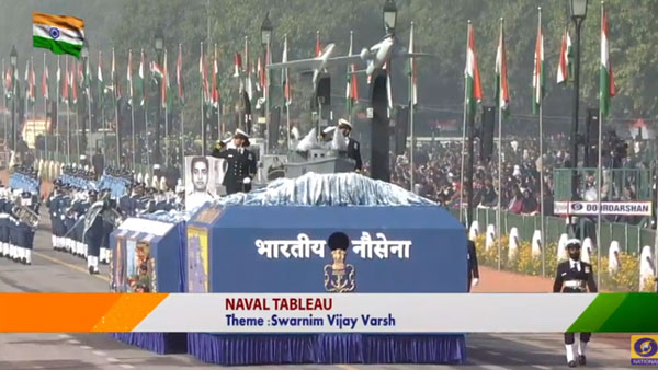 Indian Navy's tableau showcases principal combatant in 1971 war