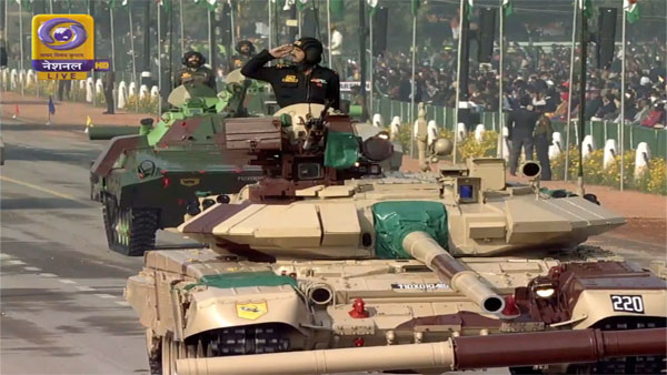 T- 90 Bhishma on Rajpath