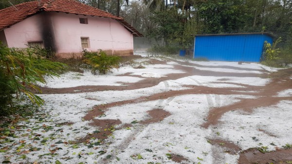 Hailstorm created fear among farmers