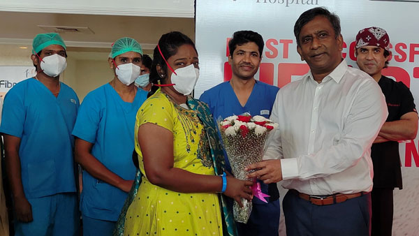 Rela Hospital gives a cheerful send-off to its 1st heart transplant patient