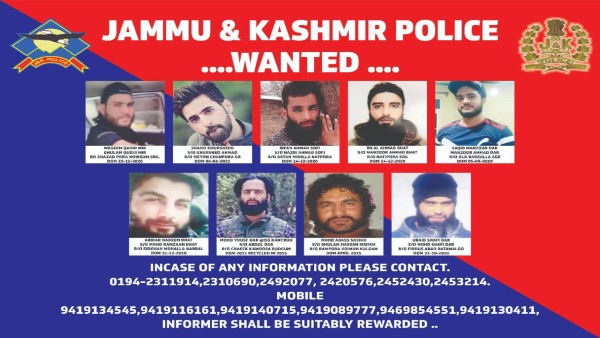 250 terrorists waiting at launch pads in Pakistan, while J&K cops release top 10 most wanted 250 terrorists waiting at launch pads in Pakistan, while J&K cops release top 10 most wanted