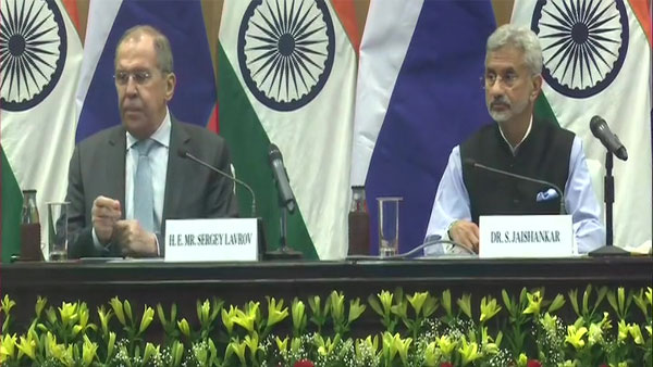 EAM S Jaishankar, Russian foreign minister Lavrov hold talks EAM S Jaishankar, Russian foreign minister Lavrov hold talks
