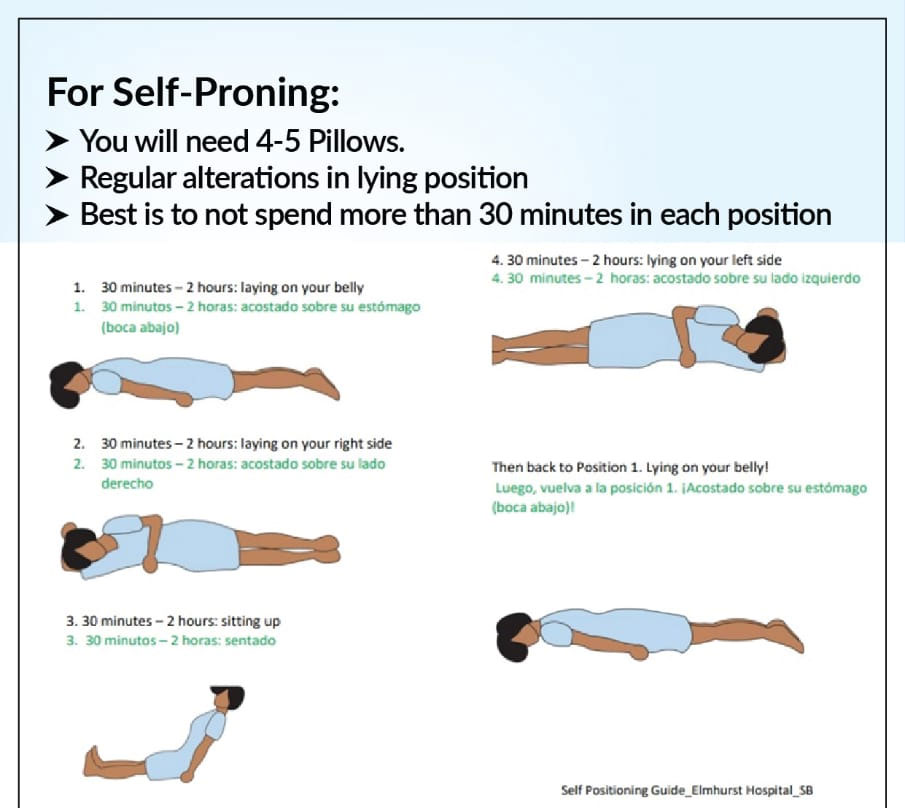 Having difficulty while breathing during COVID-19: Try self-proning Having difficulty while breathing during COVID-19: Try self-proning