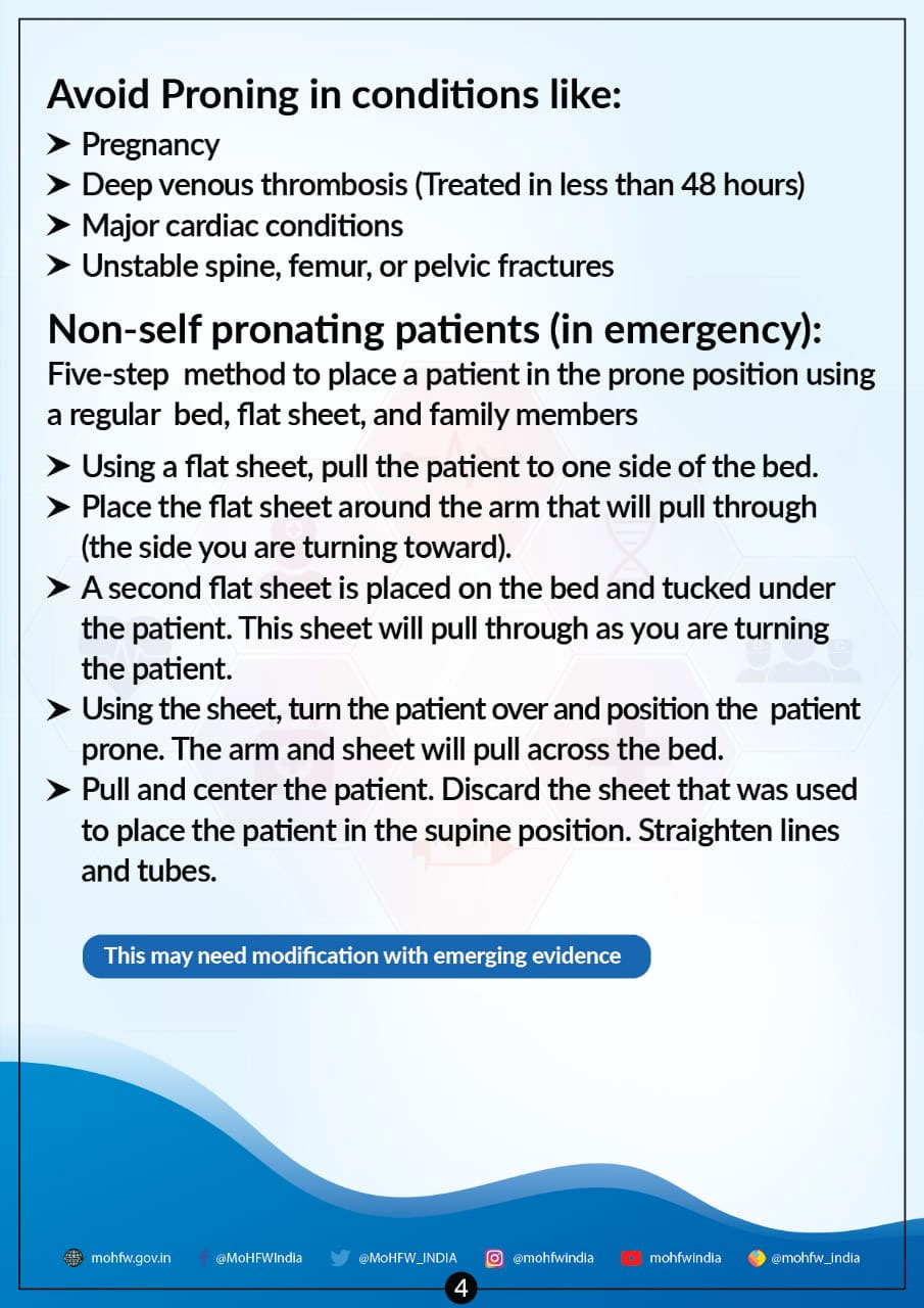 Having difficulty while breathing during COVID-19: Try self-proning Having difficulty while breathing during COVID-19: Try self-proning