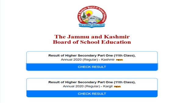 JKBOSE 11th result 2020 for Kashmir Division declared: Direct link here JKBOSE 11th result 2020 for Kashmir Division declared: Direct link here