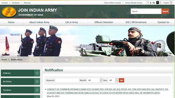 Join Indian Army 2021: 8. SSC jobs available, check details here Join Indian Army 2021: 8. SSC jobs available, check details here