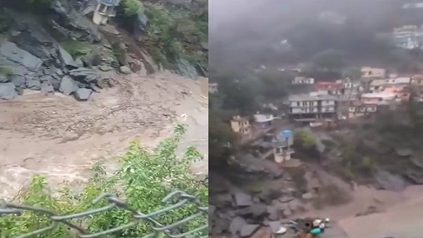 Cloudburst hits Devprayag in Uttarakhand Cloudburst hits Devprayag in Uttarakhand