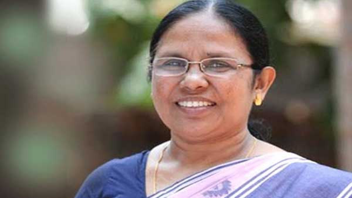  KK Shailaja bags prestigious European award