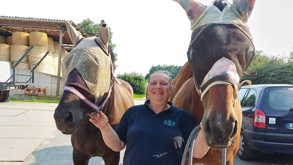 Rescuers bring animals to safety after Germanys floods