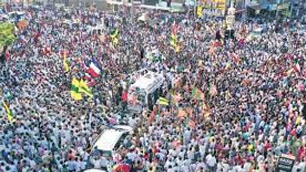 Average funds raised through any person/company/firm/associations/body of persons etc as loan, gift or donation etc (Party-wise: 