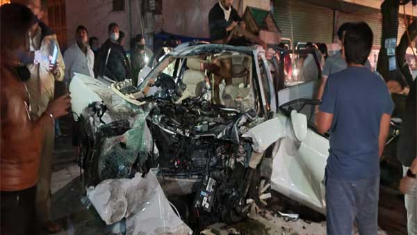 Bengaluru: 7 people killed in a car accident in Koramangala area as Audi car rams into electric pole Bengaluru: 7 people killed in a car accident in Koramangala area as Audi car rams into electric pole