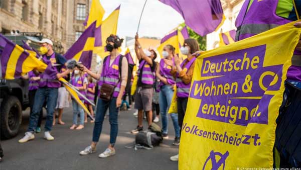 Berlin prepares for radical property expropriation poll