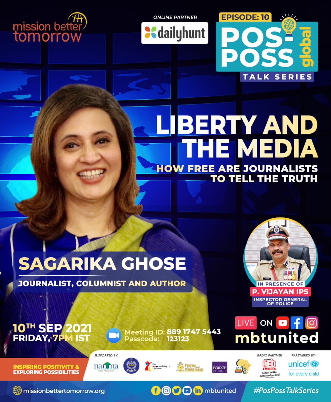 Sagarika Ghose to talk on Liberty and Media