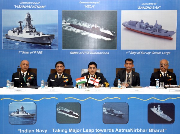 Indian Navy fourth Scorpene submarine 'Vela' 
