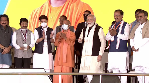 PM Modi lays foundation stone for Noida International Airport, Jewar in Gautam Buddh Nagar