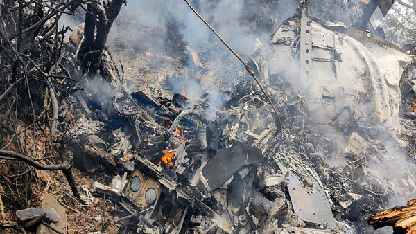 Military chopper crash: TN minister says 5 have died, 2 remain critical Military chopper crash: TN minister says 5 have died, 2 remain critical