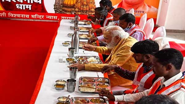 PM Modi pays obeisance at the Kaal Bhairav Temple: