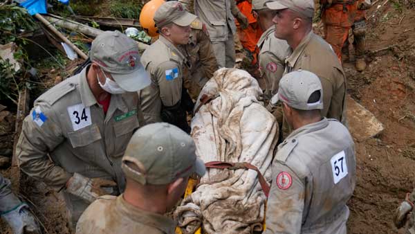 Brazil mudslide death toll is at 117, police say 116 missing