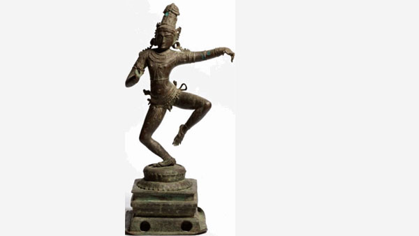 Dancing Sambandar 14th century CE South India, 56.0cm x 27.0cm 41533: