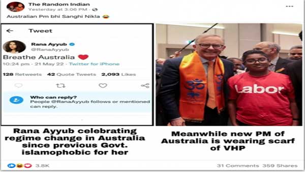 Fact Check: Is the new Australian PM, Albanese a staunch supporter of VHP