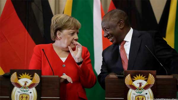 German chancellor takes a tricky trip to Africa