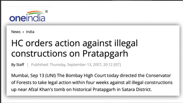 Fact Check: Has a court ordered the demolition of Afzal Khan’s tomb in Maharashtra