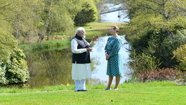 PM Modi takes private tour of Danish counterpart Mette Frederiksens residence [Pics]