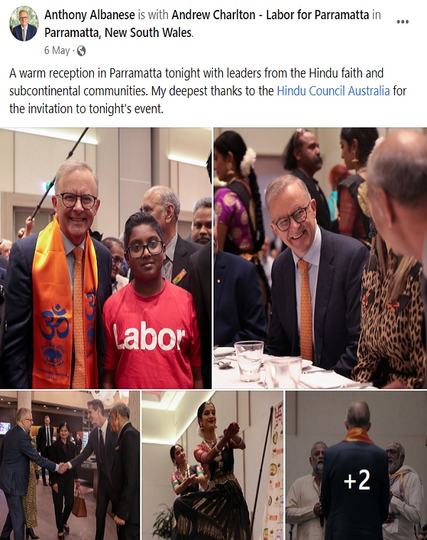 Fact check: Did Australian PM Anthony Albanese wear a saffron shawl for his oath-taking ceremony?