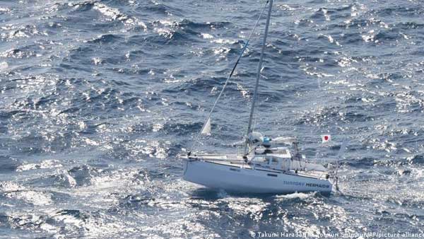 Japanese 83-year-old crosses Pacific on a sailboat