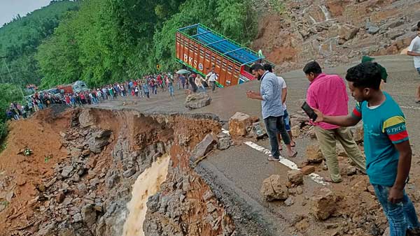 Heavy rains throw life out of gear in northeastern states: 9 dead in Assam, Meghalaya after Landslides Heavy rains throw life out of gear in northeastern states: 9 dead in Assam, Meghalaya after Landslides