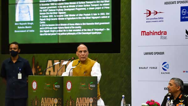 Need to create self-reliant ammunition base for national security: Rajnath Singh Need to create self-reliant ammunition base for national security: Rajnath Singh