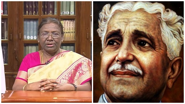 President Murmu mentions Kannada poet Kuvempu in her maiden address to nation President Murmu mentions Kannada poet Kuvempu in her maiden address to nation