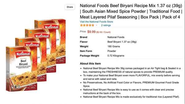 Fact Check: Baba Ramdev’s Patanjali is not selling a beef biriyani mix