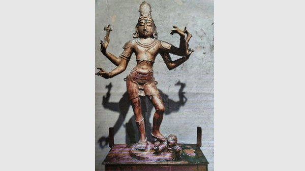 The Kala Samhara Moorthy idol of Lord Shiva The Kala Samhara Moorthy idol of Lord Shiva