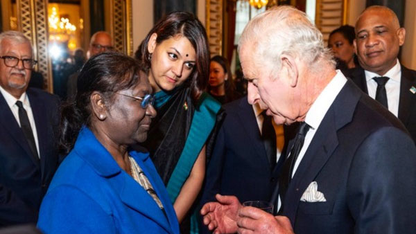 President Draupadi Murmu meets King Charles III at Buckingham Palace President Draupadi Murmu meets King Charles III at Buckingham Palace