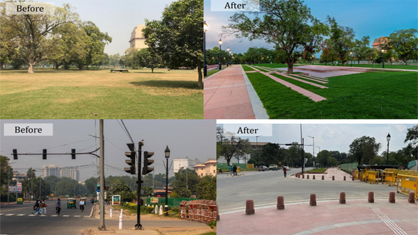 Kartavya Path: Before and now