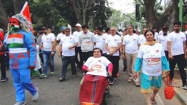 Crippled with Brittle Bone Disease bagged National-level Role Model Award 