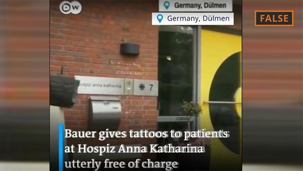 Fact check: No Putin tattoo sessions in German hospice