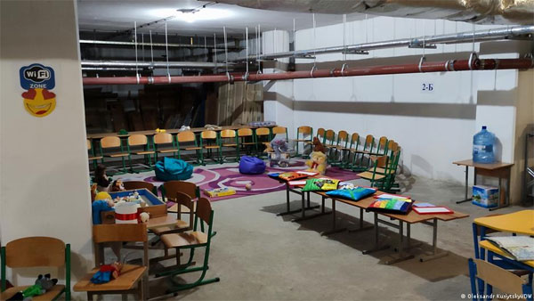 Ukrainians lack access to bomb shelters