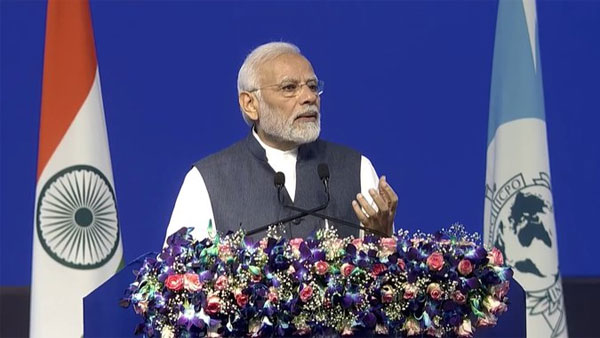 India a case study for world: PM Modi at top Interpol meet - Oneindia News