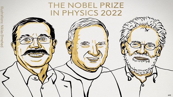 Alain Aspect, John F Clauser and Anton Zeilinger are joint winners of Nobel Prize in Physics Alain Aspect, John F Clauser and Anton Zeilinger are joint winners of Nobel Prize in Physics